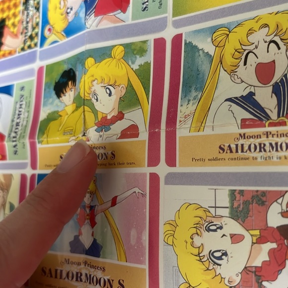Vintage Sailor Moon S Hero Collection 3 Trading Card Promo Poster in Japanese - Picture 14 of 14